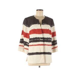 Jones New York Silk and Linen Blazer Women Size 8